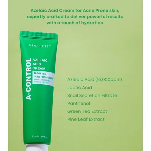 NINELESS, A-Control Azelaic Acid Cream - Picture 3 of 6